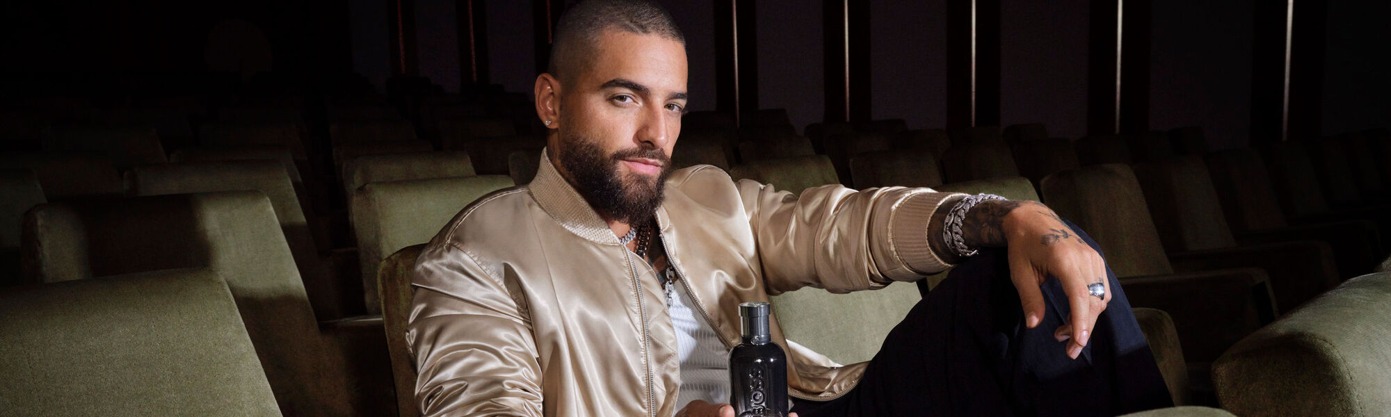 Maluma performs at the Empire State Building