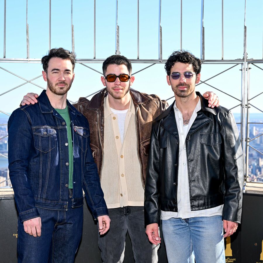 The Jonas Brothers on the 86th Floor Observatory