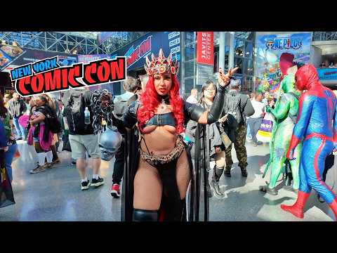 New York Comic Con 2024 4K Cosplay & Convention Walkthrough | Comic Con NYC 2024 Day 2 Friday