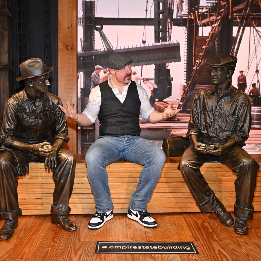 Sheamus at the Construction exhibit