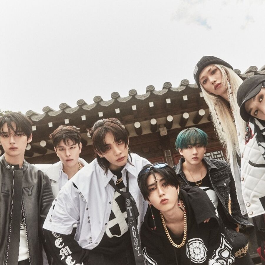 Stray Kids K-Pop Group Posing